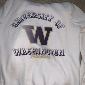 Pink University of Washington zip up